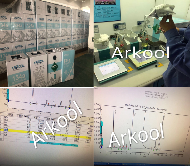 RefillableCylinders Refrigerant Gas R134a R134a Refrigerant,30lb 13.6kg R134a  Refrigerant Factory in hydrocarbon