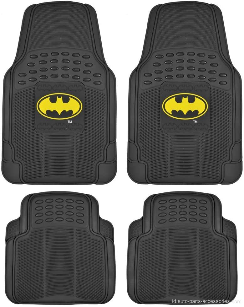 Batman Rubber Car Floors Mats 4 PC depan