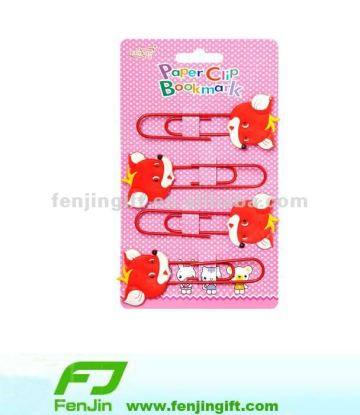 Promotion rubber bookmark