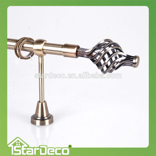 Hot sell wrought iron curtain rod/curtain bar in china