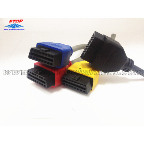 Connettore maschio OBD automobilistico personalizzato