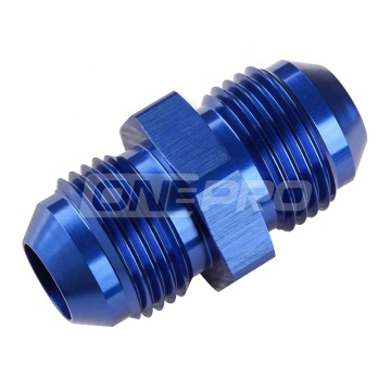 High Performance Aluminum Alloy AN Male Flare Union Adapter Fittings