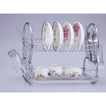 Metal Dish Rack with PE Coated