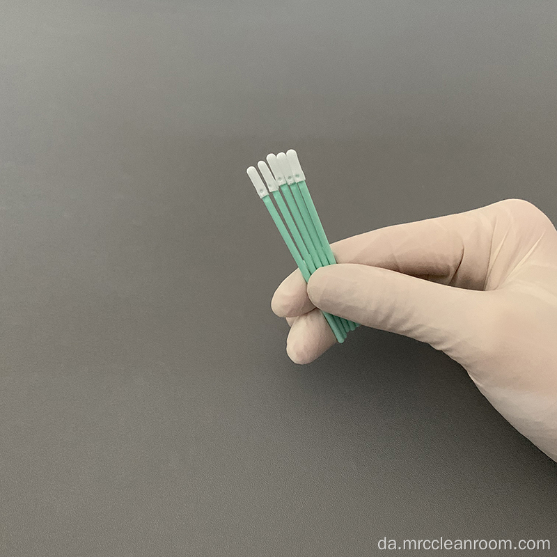 MPS-758 smalt tip hjørne Cleanroom Polyester Fiber Swab