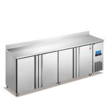 Hot Sales Commercial Under Counter Freezer Work Table with 4 Solid Doors