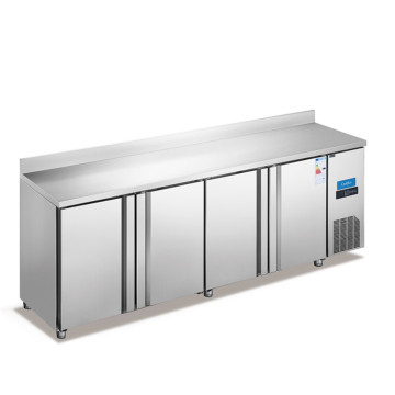 Hot Sales Commercial Under Counter Freezer Work Table with 4 Solid Doors
