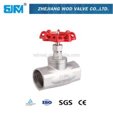 Various Sizes stainless steel thread globe valve price