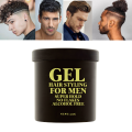 Gel de coiffure de coiffage de coiffage de salon professionnel masculin