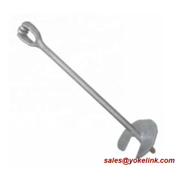 1-1/4"x96" NO Wrench Screw Anchor with 10" Helix