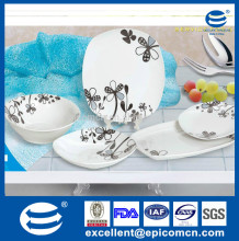 fine new bone china, royal bone china dinner set, bone china dinner plate 20pcs set for 6 person daily use