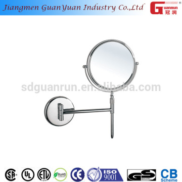 nickel plated chrome wall mount movable mirror