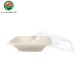 Ensalada de bagaje biodegradable de micrawavis desechable