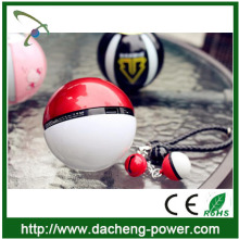 CE ROHS FCC approved poke ball power bank 12000mah