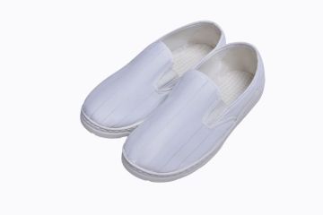 Cleanroom White Broad Stripes of Sole Shoes