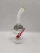 Unique Design Glass Bongs with Two Ox Horn