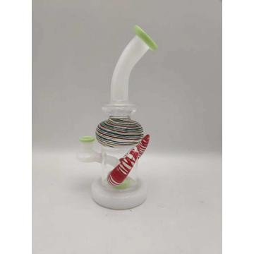 Bongs en verre au design unique avec deux cornes de bœuf