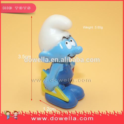 Lovely Customize cartoon blue spirit figure for kids,pvc cartoon figure