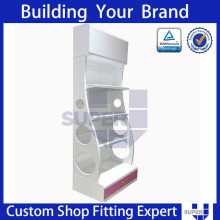 Tailor made retail shop end cap wooden display pallet