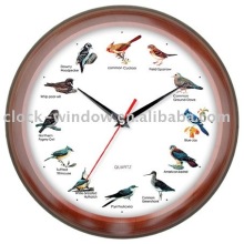Singing bird Talking time Clock