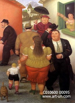 reproduction Botero painting