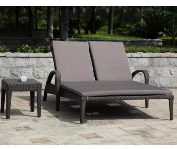 Double Beach Lounge Chair for Two: Wide Seater Lounger Bed