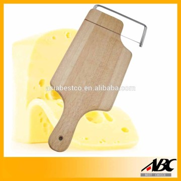 Cheese Wooden Cutting Board With Cheese Slicer