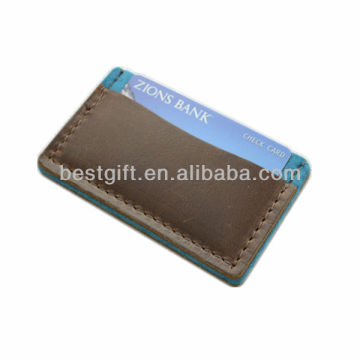 id card pocket holder, leather pocket holder