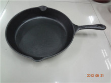 Round Preseasoned Cast Iron Grill Pan