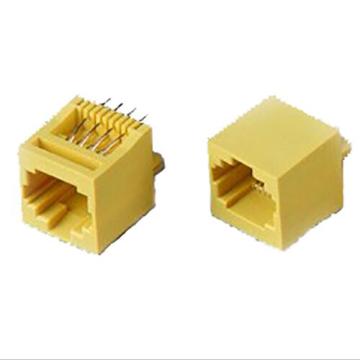 RJ45-Buchse Top-Eingang 8P8C Vollkunststoff