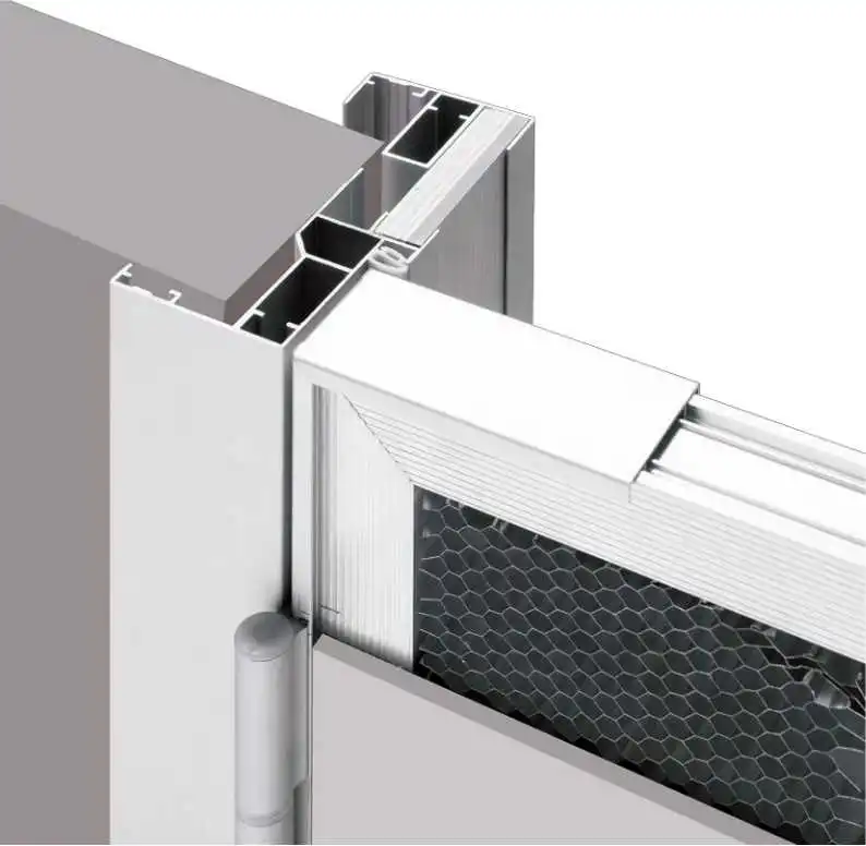 Aluminum Frame Aluminum Honey Comb Internal Door