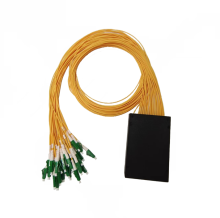Custom 1.6mm Fiber 1x32 PLC Splitter with LC APC Connector and ABS Box Optical Splitter