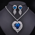 Fashion crystal necklace set