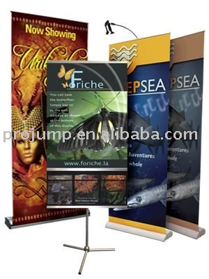 2011 Mobile Portable stand up banner