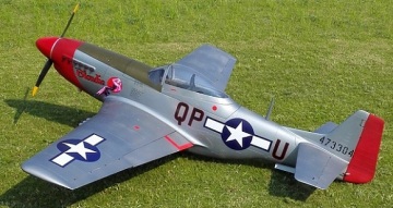 ARF Giant scale Warbird rc model 50-60cc P-51D Mustang