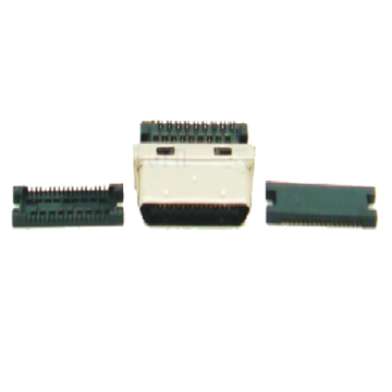 0.8mm Series 36P Cable Plug Connector IDC Molded