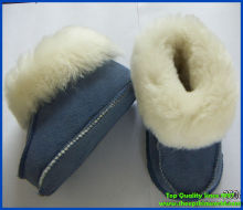 sheepskin wool baby winter shoes
