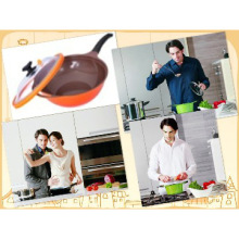 China non stick frying pan with LGA testing