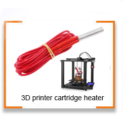 High Temperature Resistance 12v 30w 3d printer Electric Cartridge Heater with Molex connector