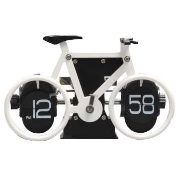 3D Bike-shape Flip Desk Clock