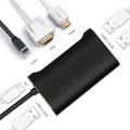 7-IN-1 Type-C USB-HUB NAAR HDMI / 3USB3.0 / PD / VGA / LAN voor laptop