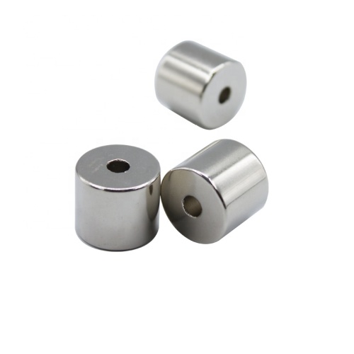 Strong sintered cylinder Neodym Magnet with hole