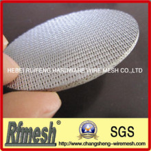 Filtro de disco de micras sinterizado poroso Ss 316L acero inoxidable