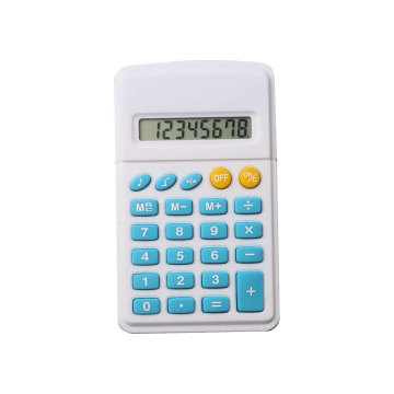 8 Digits Pocket Calculator with Button Battery Power