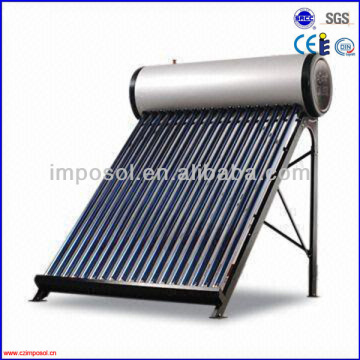 solar water heater installation