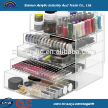 Wholesale Acrylic products clear acrylic makeup organizer boxes