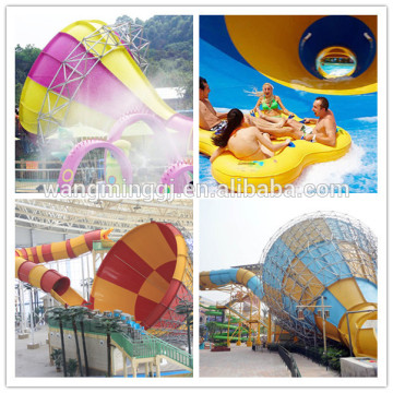 new products fiberglass big water slides