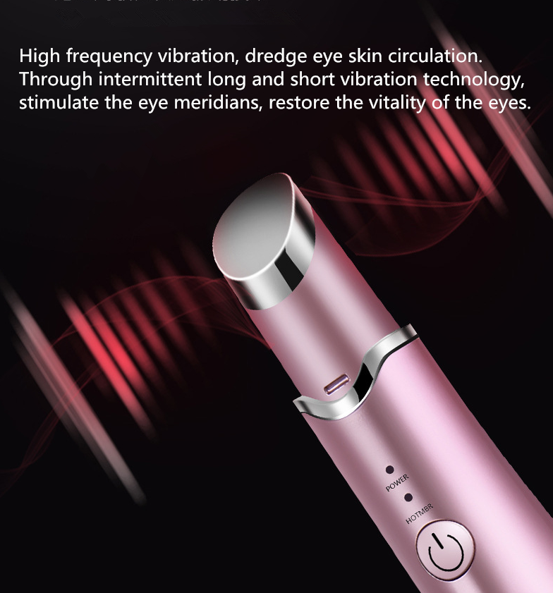 Beauty instrument eye massage instrument, lip tester facial heating vibration massage instrument.