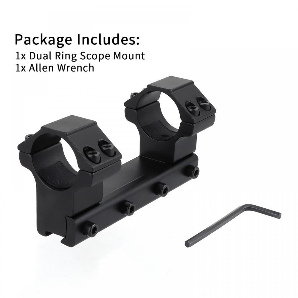 25.4mm One-piece High Profile Dovetail Rail Scope Rings