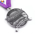 Medalhas quadradas de prêmios de corrida personalizados