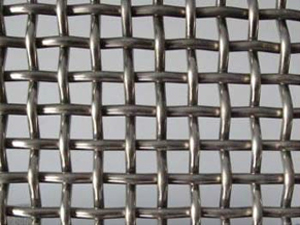 Stainless Steel berkerut anyaman kawat Mesh